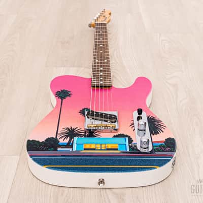 2022 Fender Japan Art Canvas Esquire Hiroshi Nagai No 2, Mint w/ Case & Hangtags, 1 of 30 image 10
