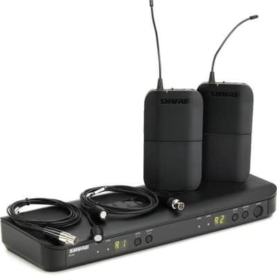Shure BLX188/CVL Dual Channel Wireless Lavalier System - H10 Band image 2