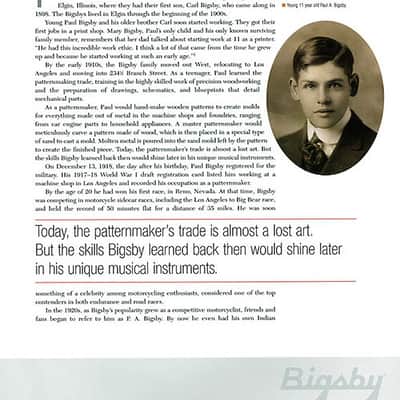The Story of Paul Bigsby – Limited Edition Collector’s Book image 2