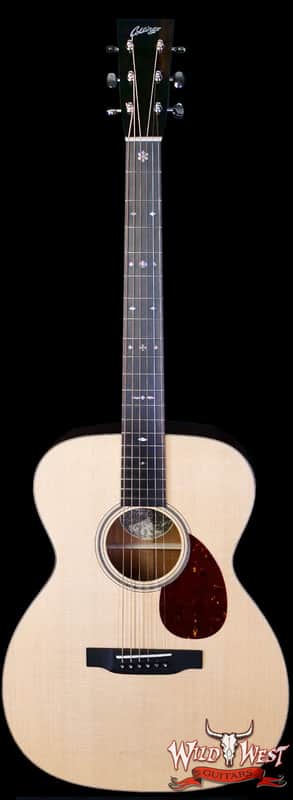 Collings OM Series OM1 Sitka Spruce Top Honduran Mahogany Back & Sides 45 Style Snowflake Inlays Natural 3.90 lbs