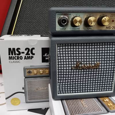 Marshall MS-2 1-Watt Battery-Powered Micro Amp - Classic Dark Grey image 1