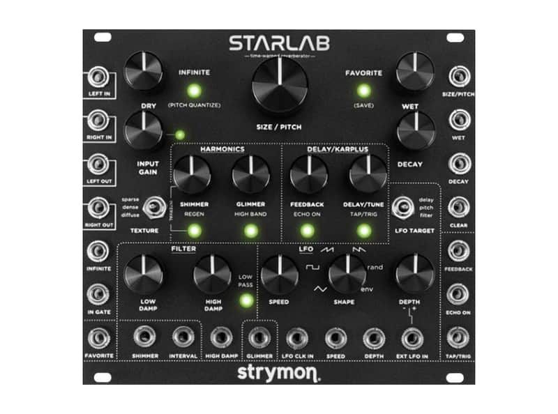 Strymon StarLab Time-Warped Reverberator (Black) image 1