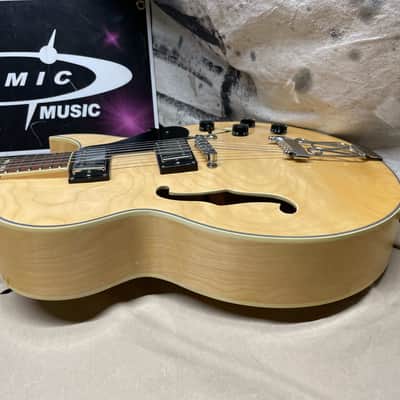 Glen Burton GE775-NT Chicago Hollowbody Archtop Jazz Box Guitar Natural image 10