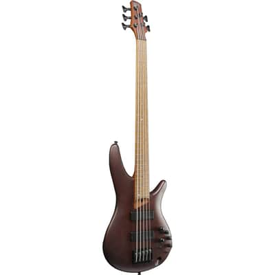 Ibanez SR505E SR Standard 5-String Electric Bass Guitar, Brown Mahogany Finish image 3