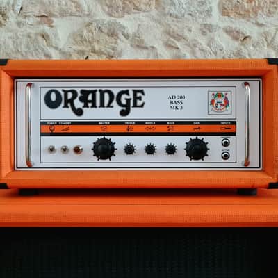 Orange AD 200 mk3 + baffle OBC 410 + flight case image 6