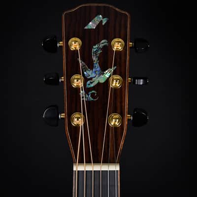 Morris S-107III Auditorium Cedar w/ Rosewood Japanese Handcrafted Fingerstyle Acoustic (2301016) image 6