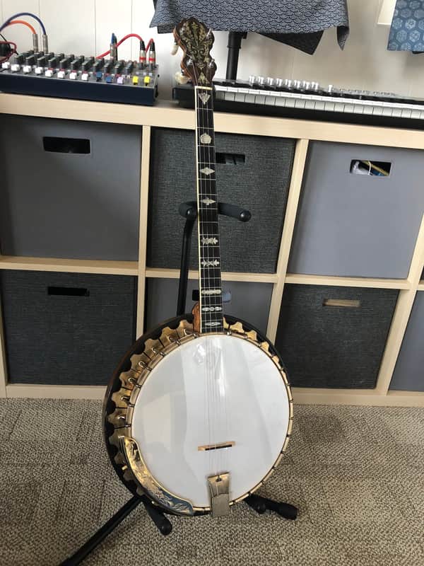 Stunning Vega Vegaphone / Tubaphone  Artist  Tenor Banjo c.1926 (94 years old!) image 1