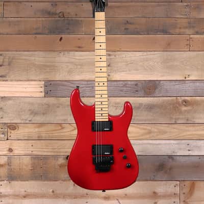 Jackson Pro Origins 1985 San Dimas SD1 HH FR Electric Guitar Candy Apple Red w/  Gigbag image 4