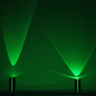 Rockville 4 PACK MINI HALO BLACK DJ Wash Lights+Bag, Wireless DMX/Rechargeable image 9