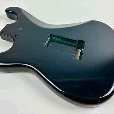DiMarzio Strat Body – Trans Green w/ Box 80s image 8