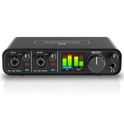 Motu M2 2x2 USB Audio Interface with Studio Quality Sound image 1