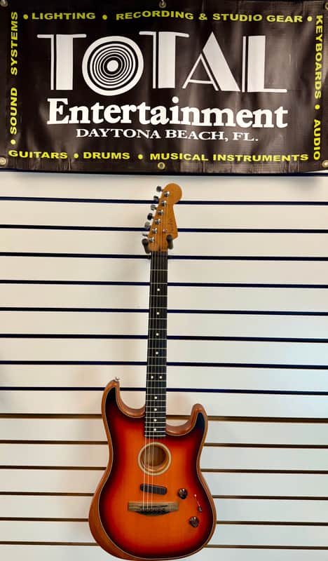 Fender Acoustasonic Telecaster Made In USA, Sunburst with Gig Bag - Pre Owned image 1
