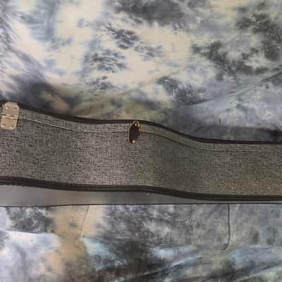 Vintage RARE 1960's Unbranded Airline Silvertone Gray 15 1/2 x 38 1/2 Inch Soft Shell Guitar Case image 7