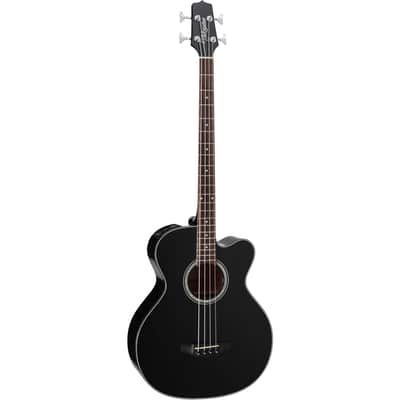 Takamine GB30CE BLK Cutaway Acoustic Electric Bass Guitar - Black image 2