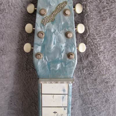 Magnatone Varsity 1950's MOT Blue Amp & Magnatone Lap Steel image 12