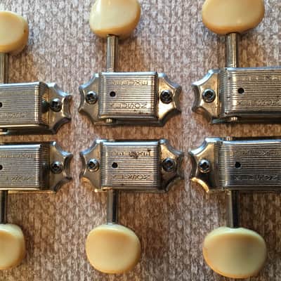 Kluson Deluxe 3 Left 3 Right Individual Vintage 1964-69 Cream image 1