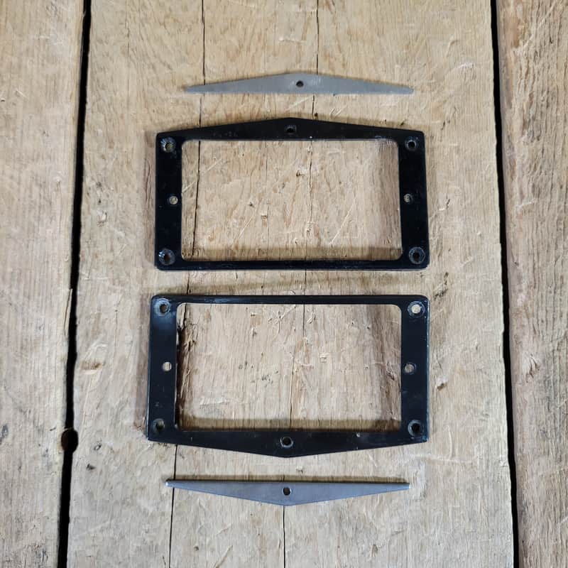 Gibson L6-S Deluxe Pickup Rings 1970s - Black image 1