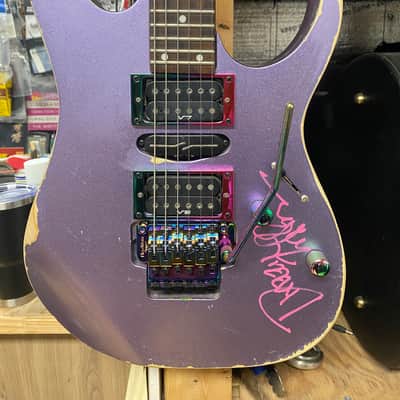 Ibanez RG 1990’s - Lavender Refin - Autographed image 2