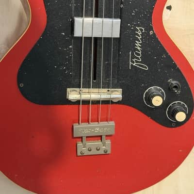 Framus 5/148 Hollywood Star Bass 1961 - 1962 - Red image 3