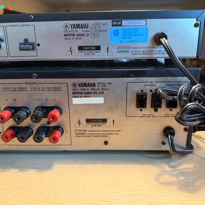Yamaha A-520 Natural Sound Amplifier + t-420 Tuner Serviced Cleaned Sounds GR8🔥 image 6