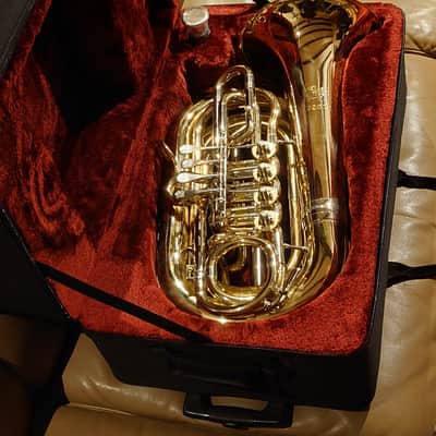 Wessex TB160 "Mighty Midget" BBb tornister travel tuba image 2