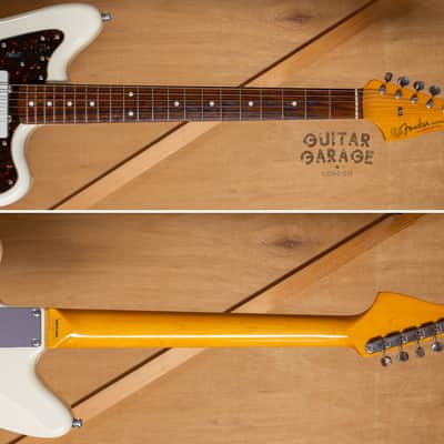 2014 Fender Japan Jazzmaster 62 Vintage Reissue Olympic White Tortoishell - cool MIJ! image 5