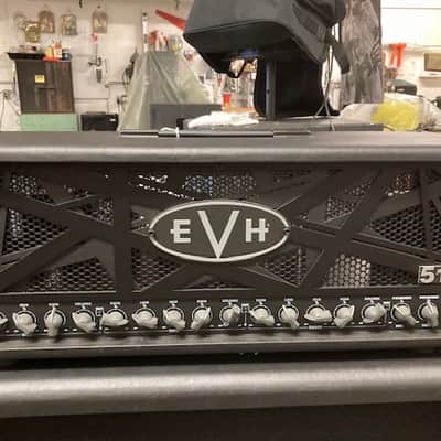 5150III 100W Tube Head, Blk Stealth w/ Cover - EVH 5150II 100W 4x12 Straight Cab - Special Run. image 5