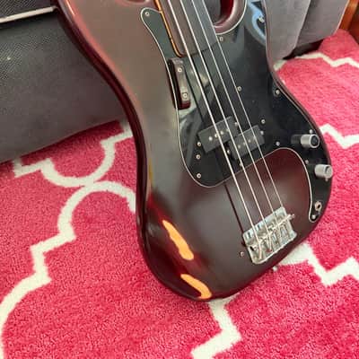 Fender Precision Bass Fretless with Rosewood Fingerboard 1970 - 1983 - Sunburst image 3