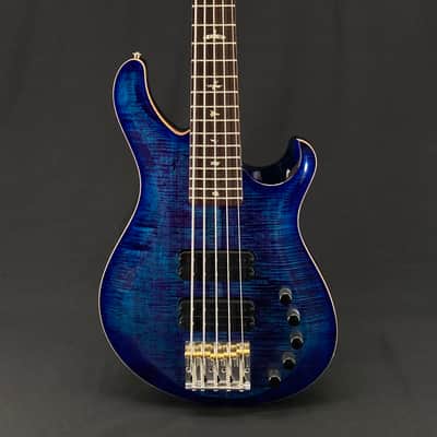 PRS Gary Grainger 5-String in Violet Blue Burst with Ten Top image 3