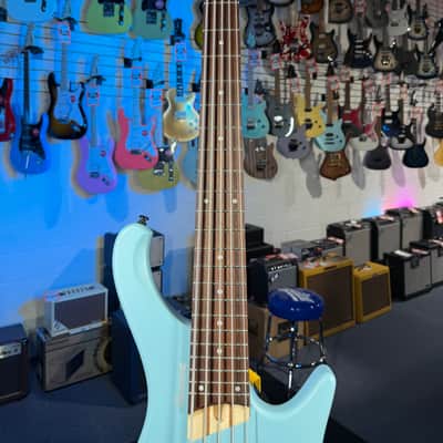 Ibanez Bass Workshop EHB605 5-string Electric Bass Guitar - Purist Blue Matte, Free Plek! 748 image 3
