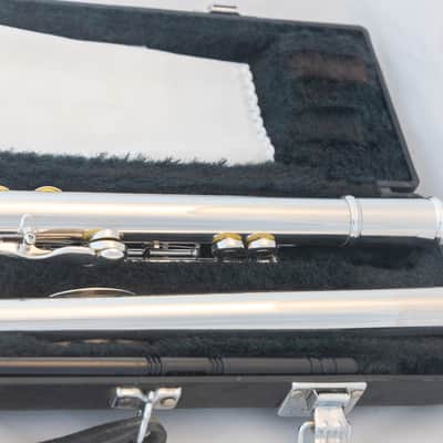Yamaha YFL-385 II Intermediate Flute *Solid Silver Headjoint *Low-B *Japan Made *Overhauled New Pads image 6