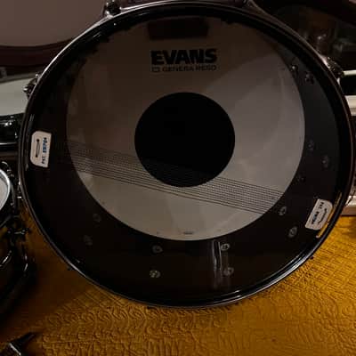 Ludwig 1970s Vistalite Snare 10 Lug CIRCA 1970 - Black Acrylic image 4