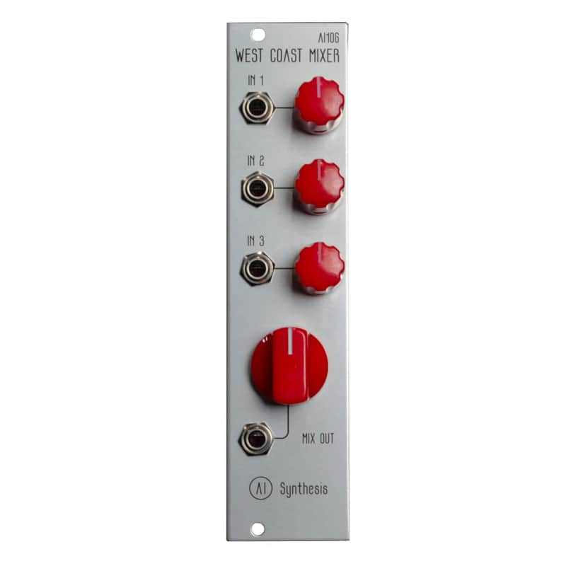 AI Synthesis AI106 West Coast Mixer Silver Eurorack Module image 1