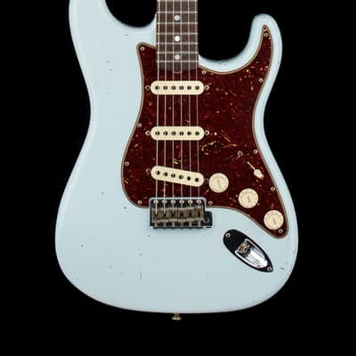 Mint Fender Custom Shop Dennis Galuszka Masterbuilt Empire 67 Stratocaster Journeyman Relic Brazilian RW FB - Sonic Blue #25588 image 1