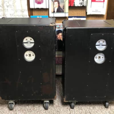 Bose  302 Series 2 (II)  Tandum Passive Acoustimass Subwoofers, 1990's Black, sounds great, w/covers image 6