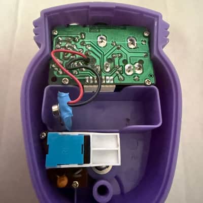Danelectro Mini Pedal Chromatic Tuner 1999 Purple Food Series image 4