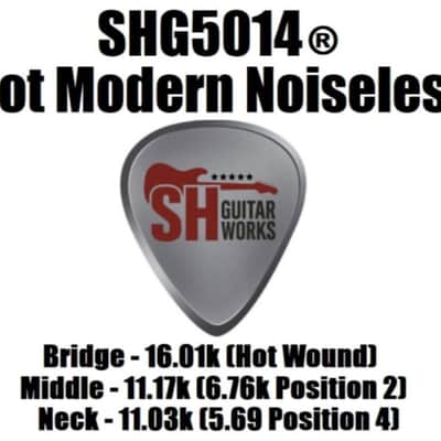 SHG5014™ Hot Modern Noiseless Loaded Stratocaster Pickguard USA Spec Wiring New! image 2