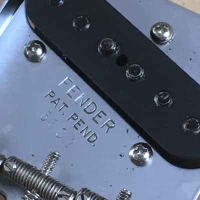 Vintage 1959 Reissue Fender Pat Pen Stamped Tele USA Bridge Plate Patina Aged Relic Telecaster + Saddles Pickup image 5