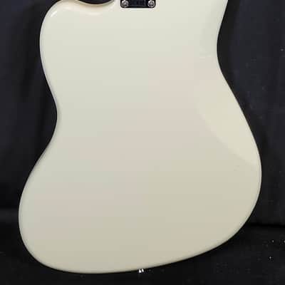 Squier J Mascis Jazzmaster, Laurel FB, Gold Anodized Pickguard, Vintage White image 11