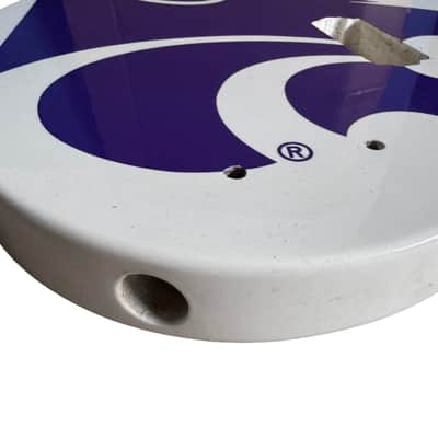 White Single Cut LP Style Guitar Basswood Body image 3