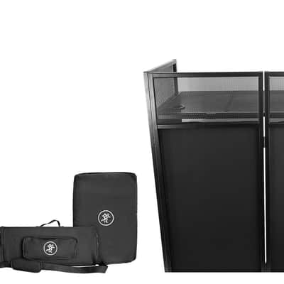 Mackie SRM-Flex 1300w Portable Line Array DJ Speaker PA System w/Sub+Bag+Booth image 1