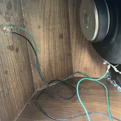 1x12 octagon guitar speaker cabinet! Semi open. Vintage 8 ohm speaker inside. Unique 3D grill cloth. Candle lights up! image 7