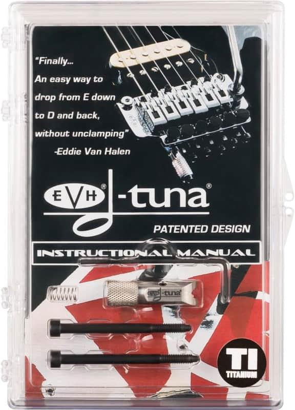 EVH Van Halen SILVER TITANIUM DTuna Drop Tuner for Locking Trem Floyd Rose image 1