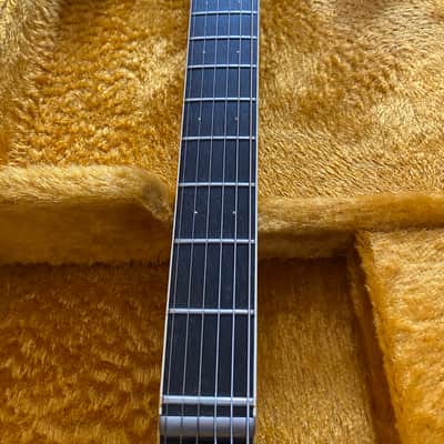 1987 Mosrite Custom Unique Black & Sunburst Vibramute Vintage OHSC image 4