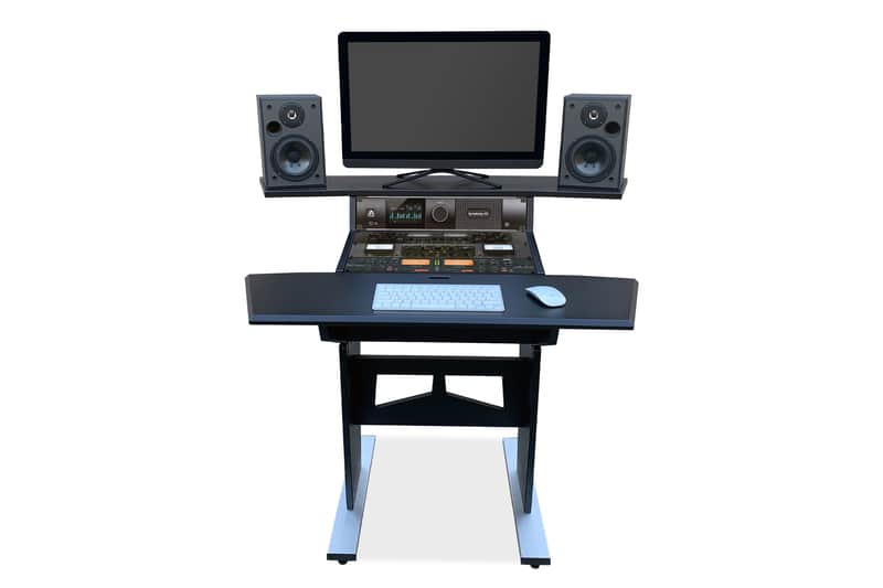 Bazel Studio Desk Analogue Single Workstation - Black image 1