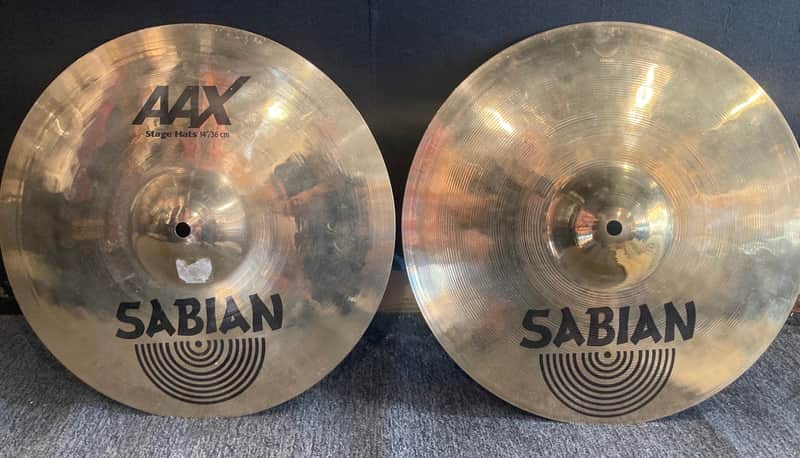 Consignment-Sabian 14" AAX Stage Hats-(R. Andersen) image 1