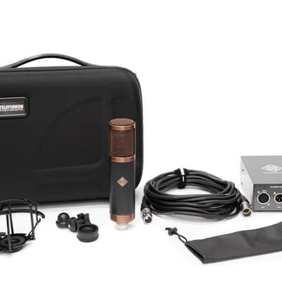 Telefunken TF39 Copperhead Deluxe Large Diaphragm Multipattern Tube Condenser Microphone 2019 - Black imagen 2
