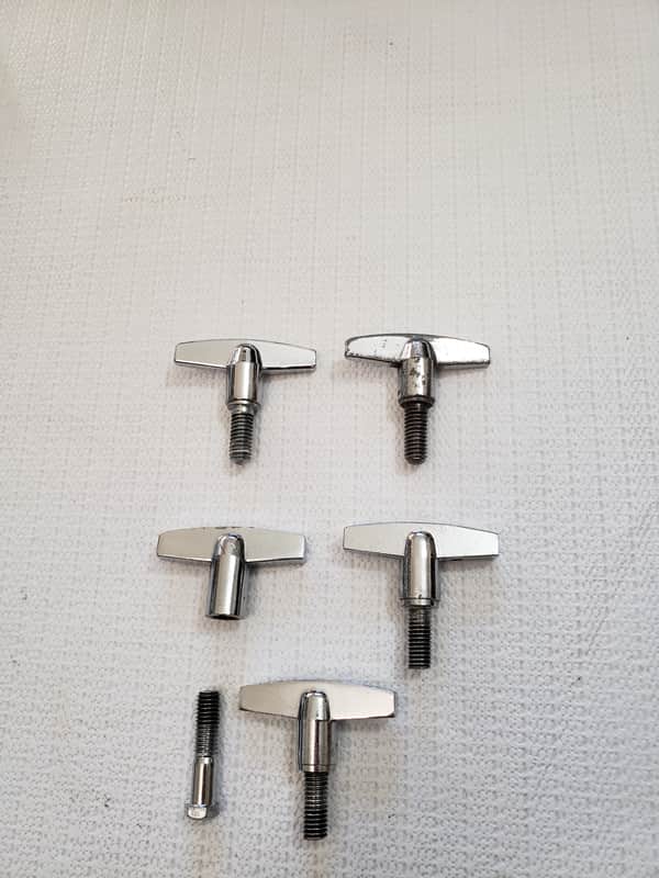 Ludwig Hand Tension Rods for Stands 1980s-1990s - Chrome image 1