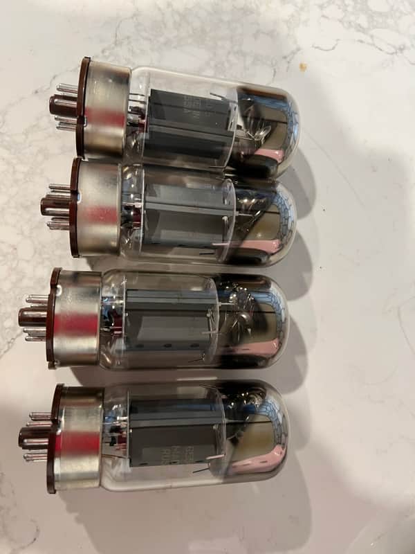 NOS 6550 B matched quad tubes image 1