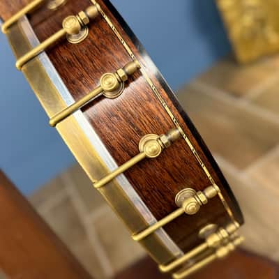 Custom Rickard Dobson 11" Banjo Walnut with North Star Tailpiece image 7